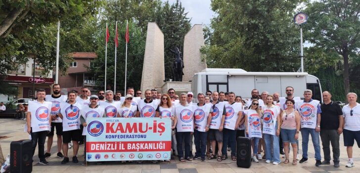 KAMU EMEKÇİLERİ ‘ADALET’ İSTİYOR