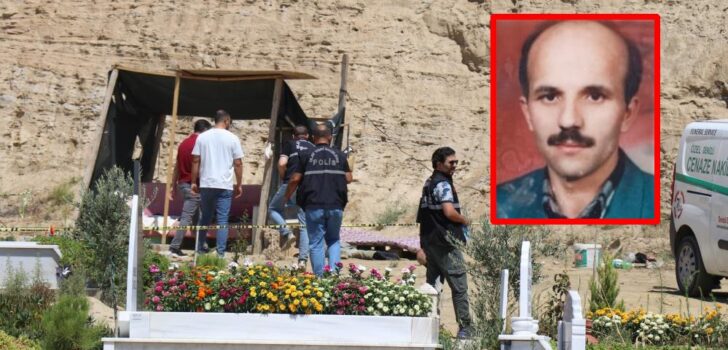 MEZARLIKTA YAŞAYAN ADAM ÖLÜ BULUNDU