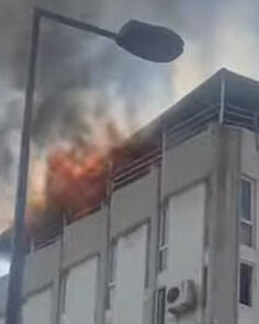 BABADAĞLILAR ÇARŞISI’NDA YANGIN ÇIKTI