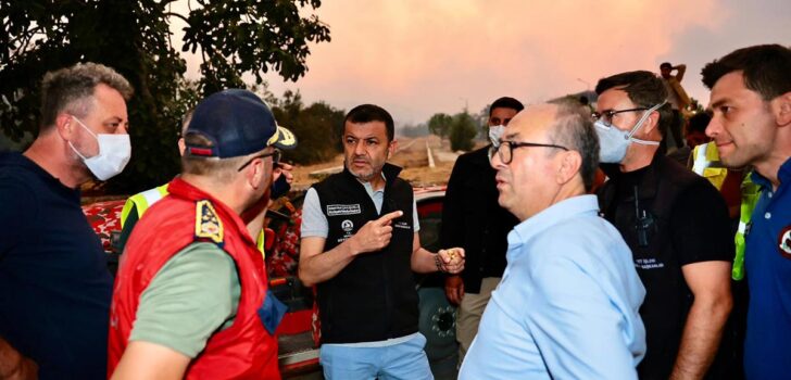 YANGIN İÇİN TÜM OLANAKLAR SEFERBER EDİLDİ