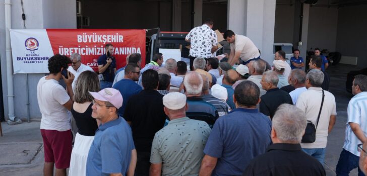 BÜYÜKŞEHİR’DEN ÜRETİCİLERE BORDO BULAMACI DESTEĞİ