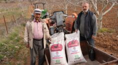 ÇİFTÇİYE GÜBRE DESTEĞİ