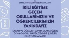 BÜYÜKŞEHİR İKİLİ EĞİTİM GÖREN ÖĞRENCİLERİ YALNIZ BIRAKMADI