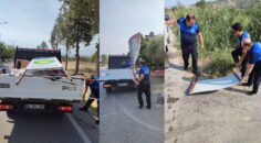 PAMUKKALE YOLUNDA GÖRÜNTÜ KİRLİLİĞİNE GEÇİT YOK