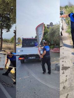 PAMUKKALE YOLUNDA GÖRÜNTÜ KİRLİLİĞİNE GEÇİT YOK