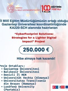 MİLLİ EĞİTİM’DEN KA220 ULUSLARARASI İŞ BİRLİĞİ PROJESİ