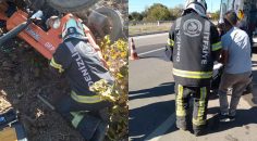 TRAKTÖRÜN ALTINDA KALIP YARALANDI