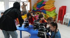 BÜYÜKŞEHİR KÖY OKULLARINA BİLİM GÖTÜRÜYOR