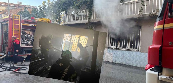 SARAYKÖY’DEKİ YANGINDA EV KÜL OLDU