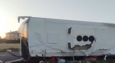 TARIM İŞÇİLERİNİ TAŞIYAN MİDİBÜS DEVRİLDİ: 23 YARALI