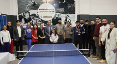 PAMUKKALE BELEDİYESİ PERSONELİ MASA TENİSİNDE BULUŞTU