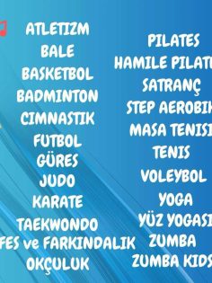 BÜYÜKŞEHİR SPOR KURSLARI KAYITLARI BAŞLIYOR