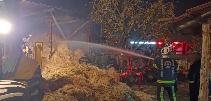 ÇAL’DA SAMANLIK YANDI