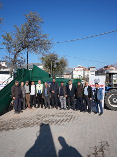 SERİNHİSAR’A MAKİNE DESTEĞİ