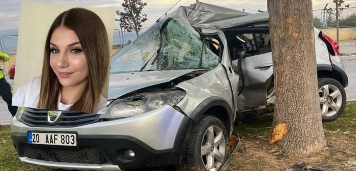 GENÇ KIZ KAZADA HAYATINI KAYBETTİ