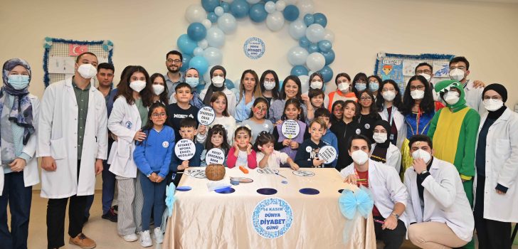 DİYABETLİ ÇOCUKLARIN YANINDAYIZ MESAJI