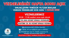 PAMUKKALE BELEDİYESİNDEN ÖNEMLİ VERGİ UYARISI