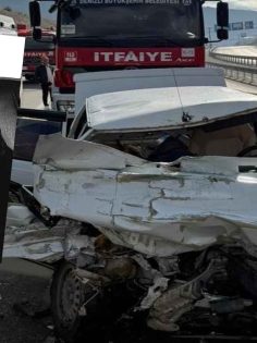 TÜNEL ÇIKIŞI KAZA: 1 ÖLÜ