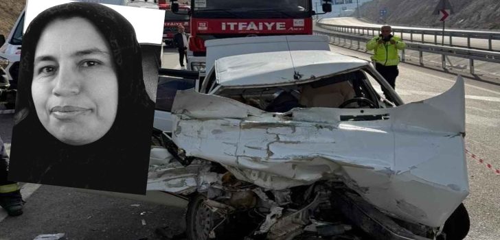 TÜNEL ÇIKIŞI KAZA: 1 ÖLÜ