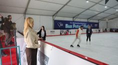 MERKEZEFENDİ’DE BUZ PATENİ PİSTİ AÇILDI