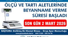 PAMUKKALE BELEDİYESİ’NDEN ESNAFLARA ÖNEMLİ TARTI UYARISI