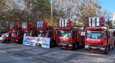 DENİZLİ BÜYÜKŞEHİR’DEN HİZMET FİLOSUNA 100 YENİ ARAÇ