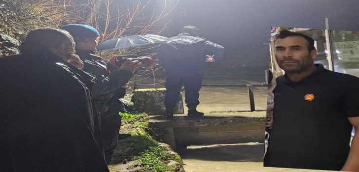 SEL SULARINA KAPILAN ADAMIN CESEDİ BULUNDU