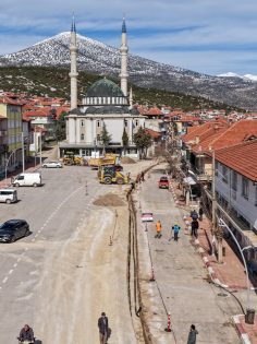 BÜYÜKŞEHİR’DEN TAVAS KIZILCA’DA ALTYAPI DÖNÜŞÜMÜ