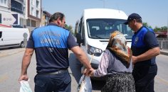 BÜYÜKŞEHİR ZABITASI DİLENCİLERE GEÇİT VERMİYOR