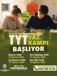 ÜCRETSİZ TYT YAZ KAMPI İÇİN BAŞVURULAR BAŞLADI
