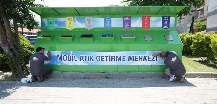 PAMUKKALE’DE MOBİL ATIK GETİRME MERKEZLERİ YENİLENİYOR